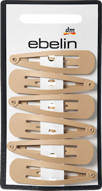 Haarclips blond, 6 St