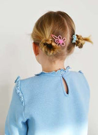 Haarspeldjes bloemen, 4 stuks