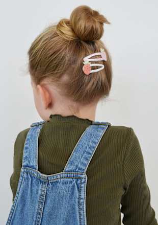 Haarclips aardbeien, 4 stuks