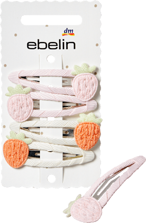 Haarclips Erdbeeren, 4 St