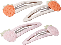 ebelin Haarclips Erdbeeren, 4 St