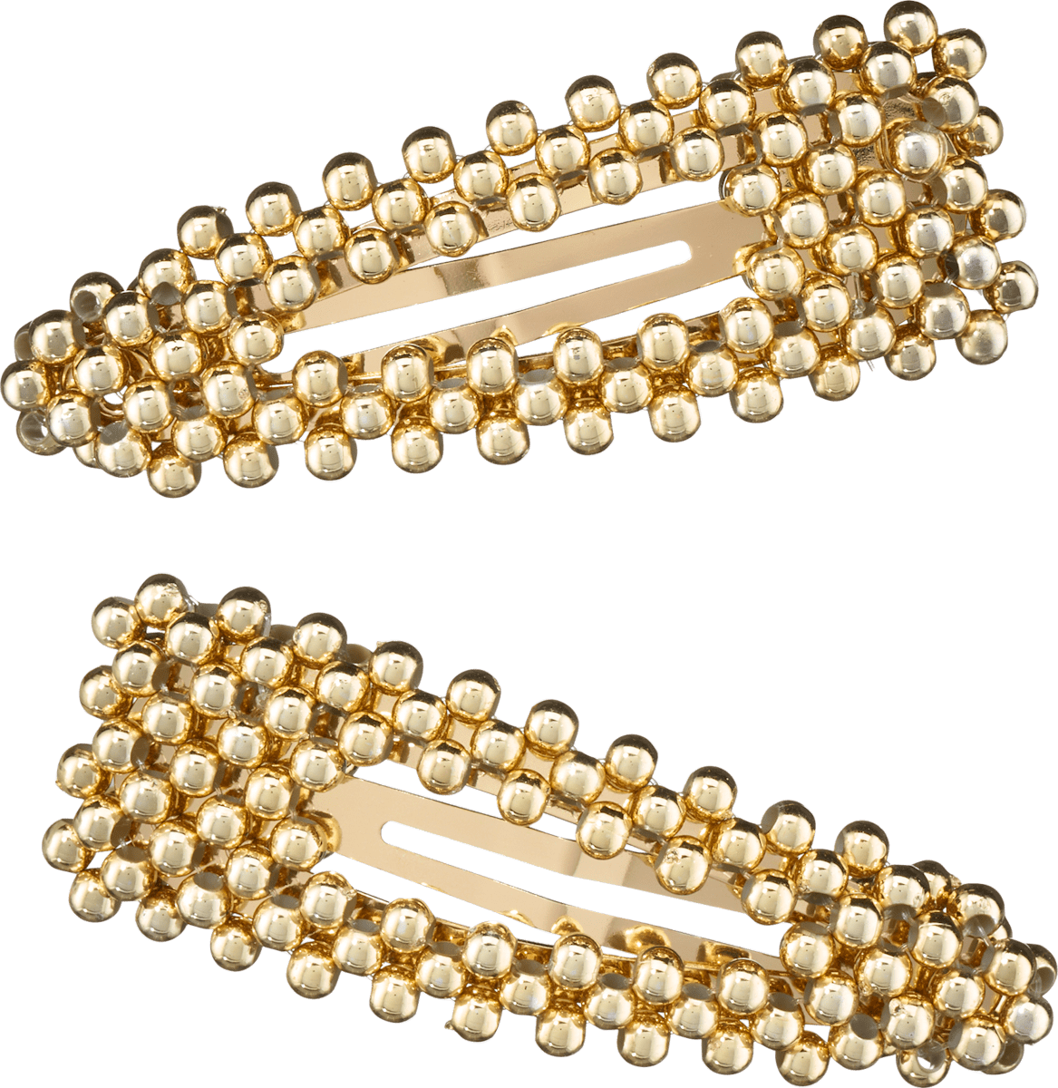 ebelin Haarclips goldene Perlen, 2 St