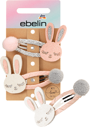 Haarspeldjes konijn, 2 stuks