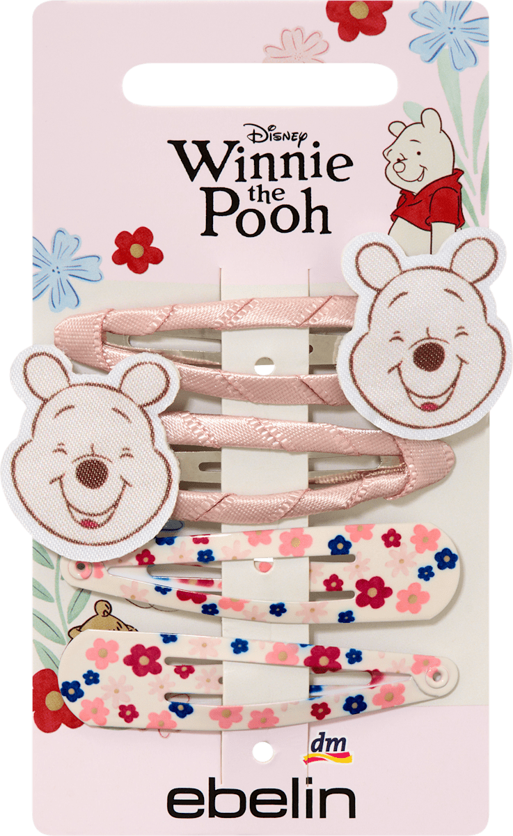 Haarclips inspiriert von Disney's Winnie the Pooh, 4 St