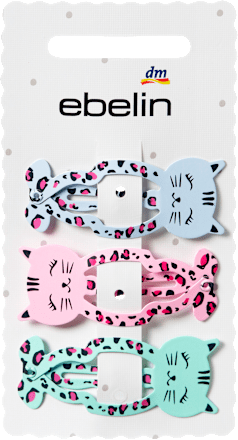 ebelin Haarclips Katzen, 3 St