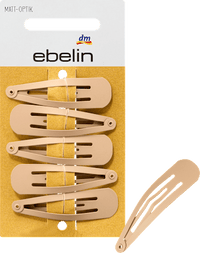 Haarclips Matt-Optik, blond, 5 St