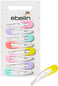 ebelin Haarclips mini, Farbverlauf, 8 St