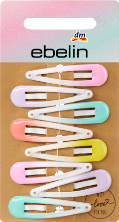 Mini haarspeldjes met kleurverloop, 8 stuks