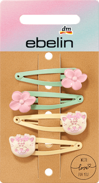Haarspeldjes met verschillende motieven, 4 stuks