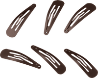 Haarspeldjes middelbruin, 6 stuks