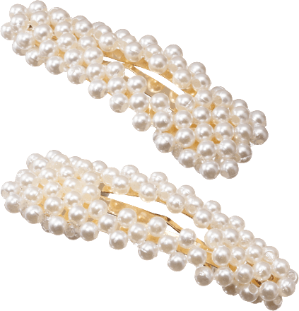 Haarclips Perlen klein, 2 St