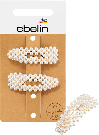 Haarspeldjes parels, 2 stuks