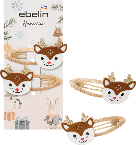 Haarclips Reh, 2 St