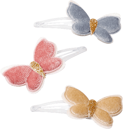 ebelin Haarclips Schmetterling, 3 St