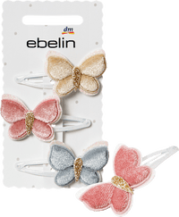 Haarclips Schmetterling, 3 St