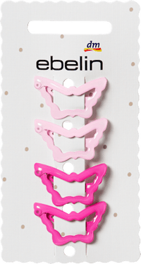 Haarclips Schmetterling, 4 St