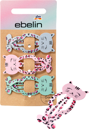 Haarspeldjes met dierenmotief, 3 stuks