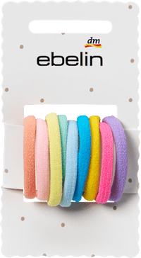 Haargummi Rosa/Bunt-Mix, 9 St
