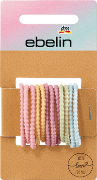 Haargummi Struktur bunt, 12 St