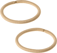 Haarelastiekjes blond, 9 stuks