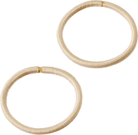 Haarelastiekjes blond, 9 stuks