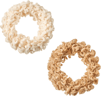 Haargummis, Creme, Beige, 2 St ebelin