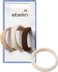 Haargummis creme/braun, 3 St