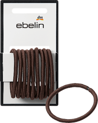 ebelin Haargummis dick, braun, 9 St