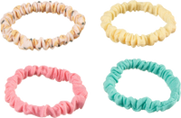 Haargummis dünn gerafft, 4 St ebelin