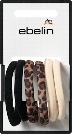 Haargummis Farb-Mix/Leo-Optik, 6 St