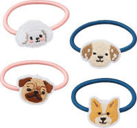 Haargummis Hunde, 4 St