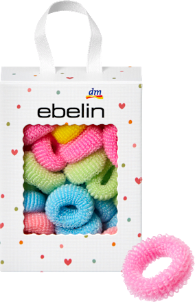 Haargummis in Box, bunt, 40 St