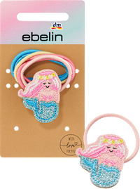 Zeemeermin haarelastiekjes, 6 stuks