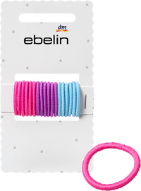 Haargummis mini, bunt, 18 St