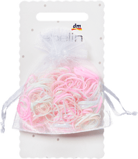 Haargummis mini, bunt, 250 St
