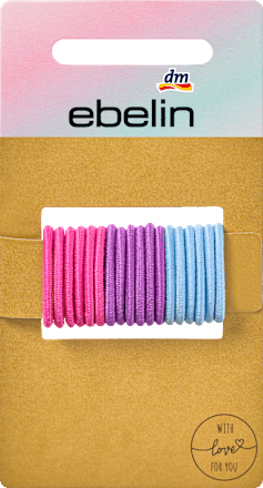 Mini haarelastiekjes, kleurrijk, 18 stuks