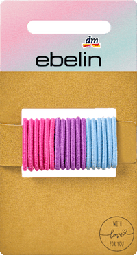 Mini haarelastiekjes, kleurrijk, 18 stuks