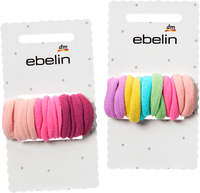 Haargummis mini, Rosa/Bunt-Mix, 12 St