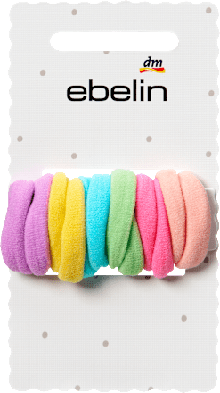 Haargummis mini, Rosa/Bunt-Mix, 12 St