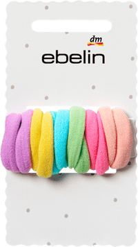 Haargummis mini, Rosa/Bunt-Mix, 12 St