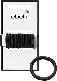 ebelin Haargummis mini, schwarz, 18 St