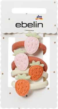 Haargummis mit Erdbeeren, 4 St