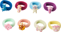Haarelastiekjes met verschillende motieven, 4 stuks