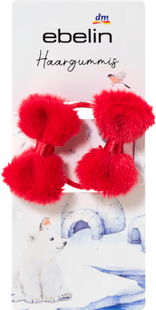 Haarelastiekjes strik, 2 stuks