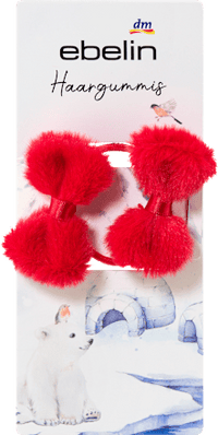 Haarelastiekjes strik, 2 stuks