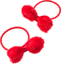 Haarelastiekjes strik, 2 stuks