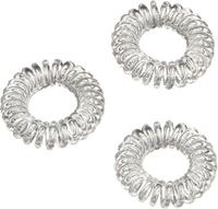 Haargummis Spirale klein transparent, 4 St