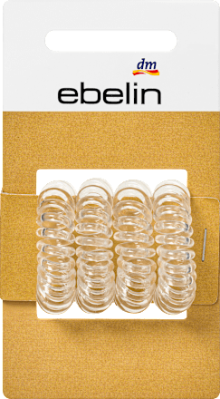 Spiraal haarelastiekjes, 4 stuks