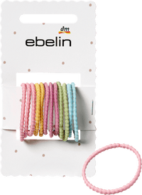 Haargummis Struktur, bunt, 12 St