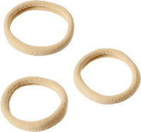 Haarelastiekjes zachtblond, 9 stuks